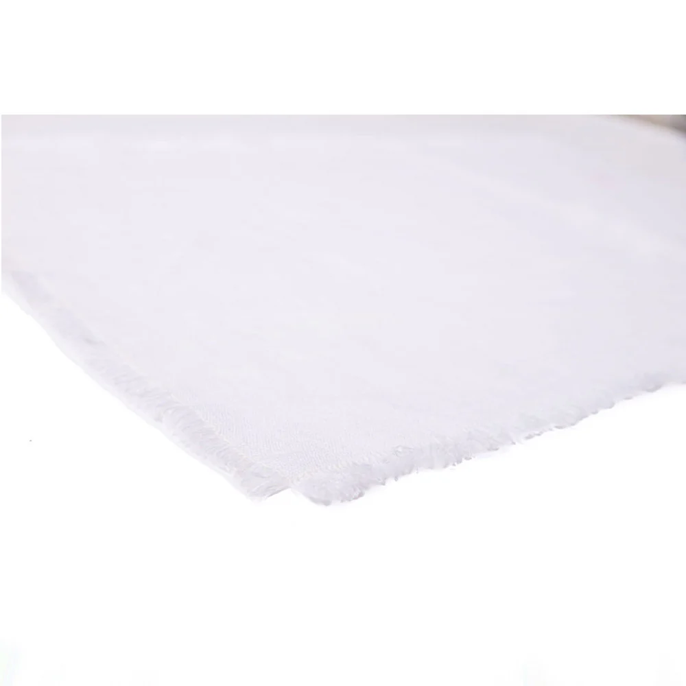 ON SALE: Linen Fringe Hand Towel- Winter White - Image 5