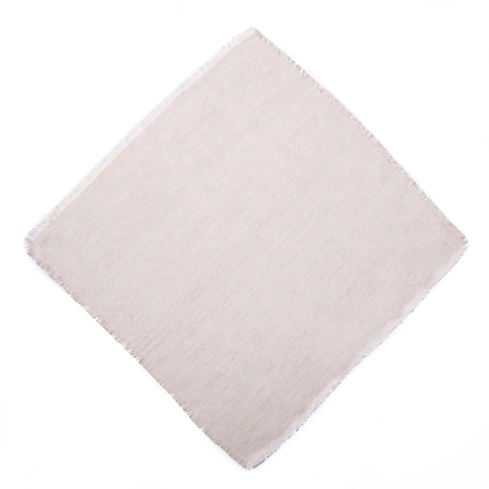 ON SALE: Linen Fringe Napkins- Flax - Image 4