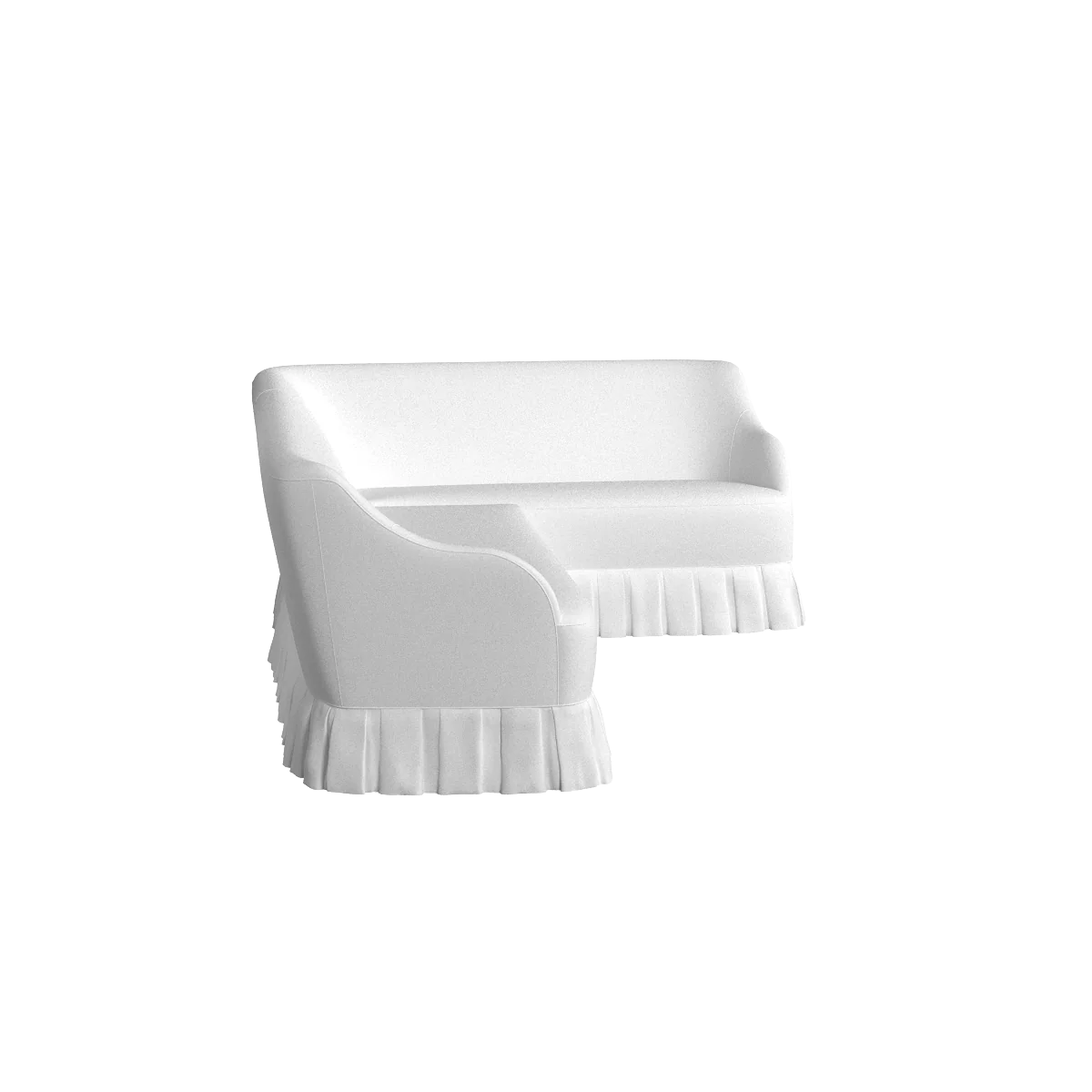 The Box Pleated Eloise Corner Banquette - Image 20