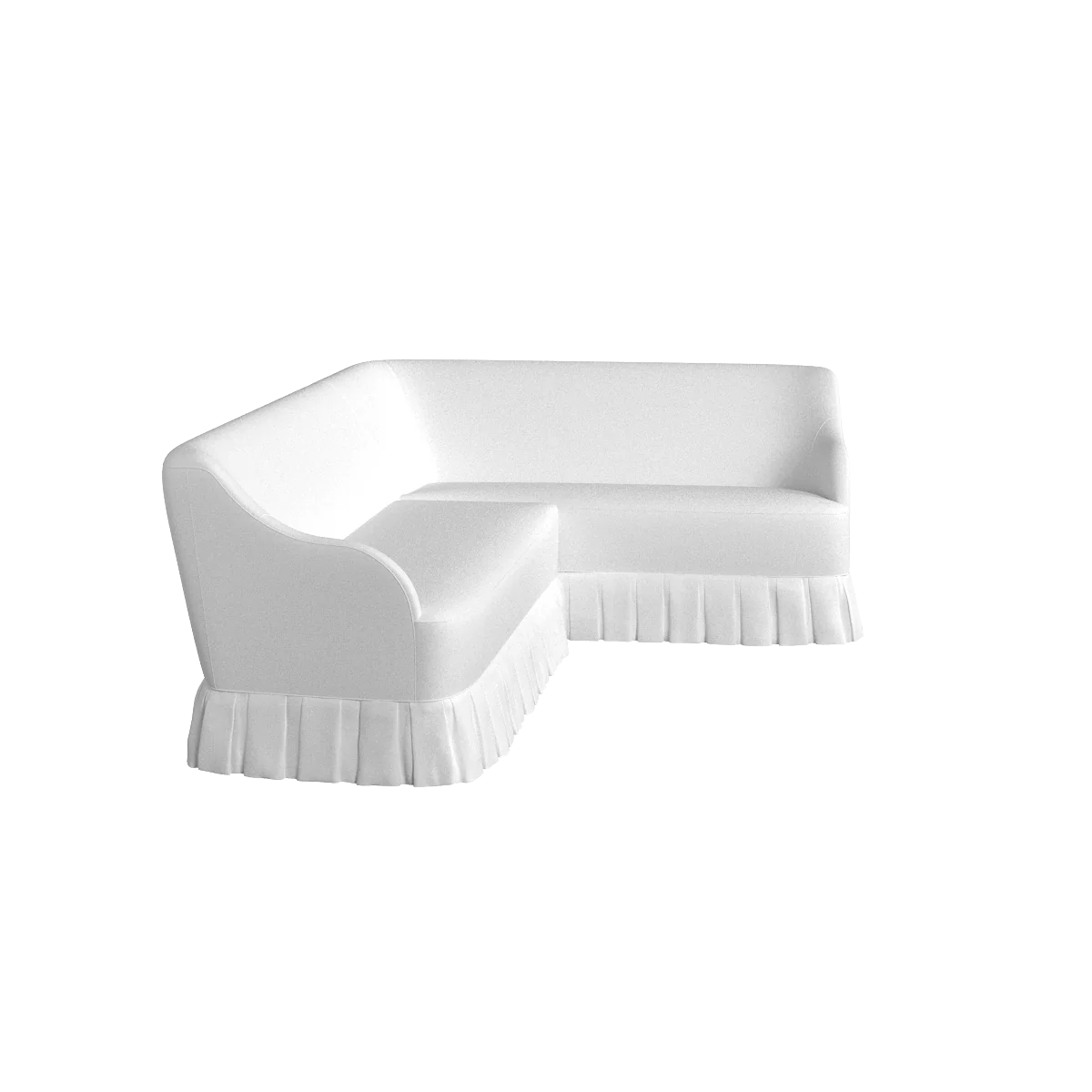 The Box Pleated Eloise Corner Banquette - Image 21