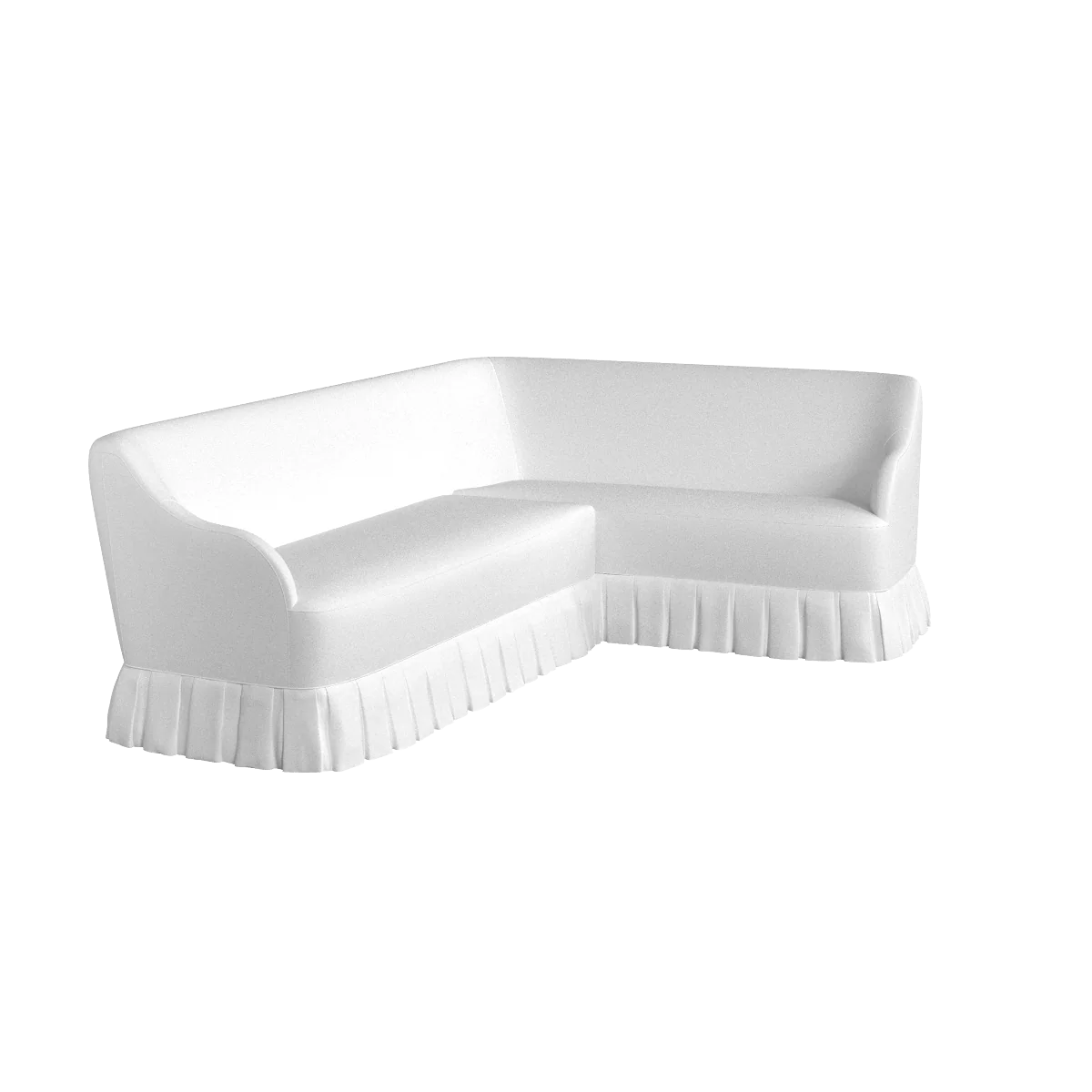 The Box Pleated Eloise Corner Banquette - Image 22
