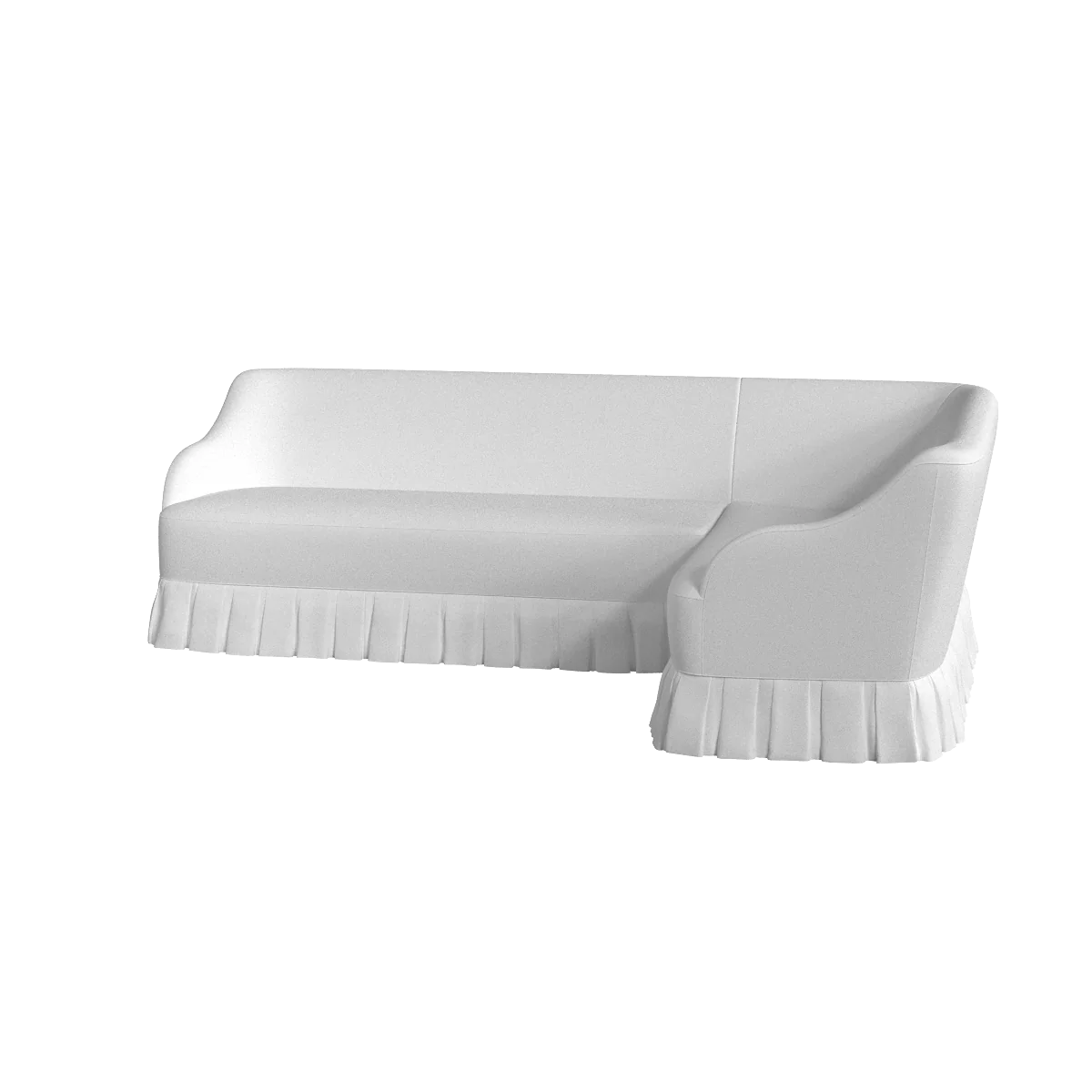 The Box Pleated Eloise Corner Banquette - Image 4