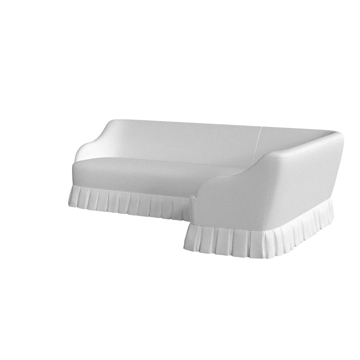 The Box Pleated Eloise Corner Banquette - Image 5