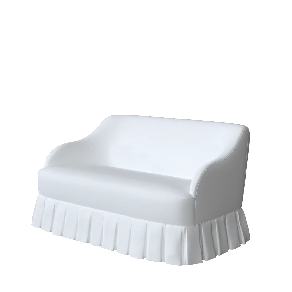 The Box Pleated Eloise Settee