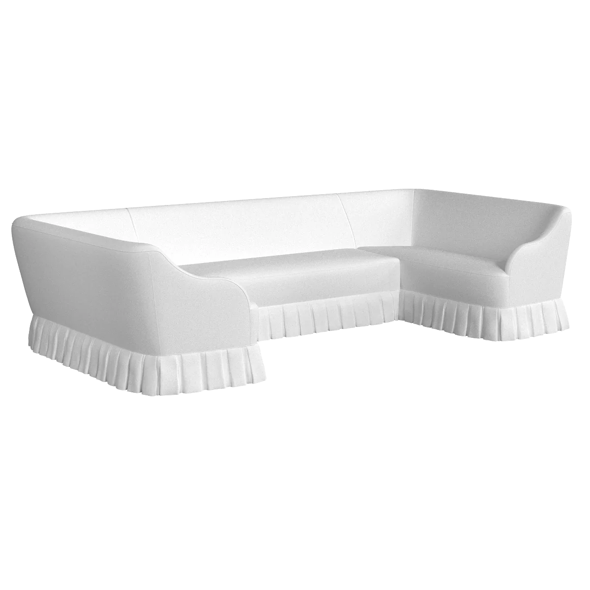 The Box Pleated Eloise U Banquette