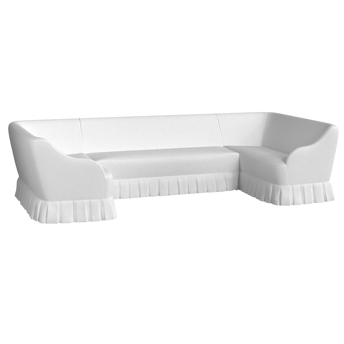The Box Pleated Eloise U Banquette - Image 2
