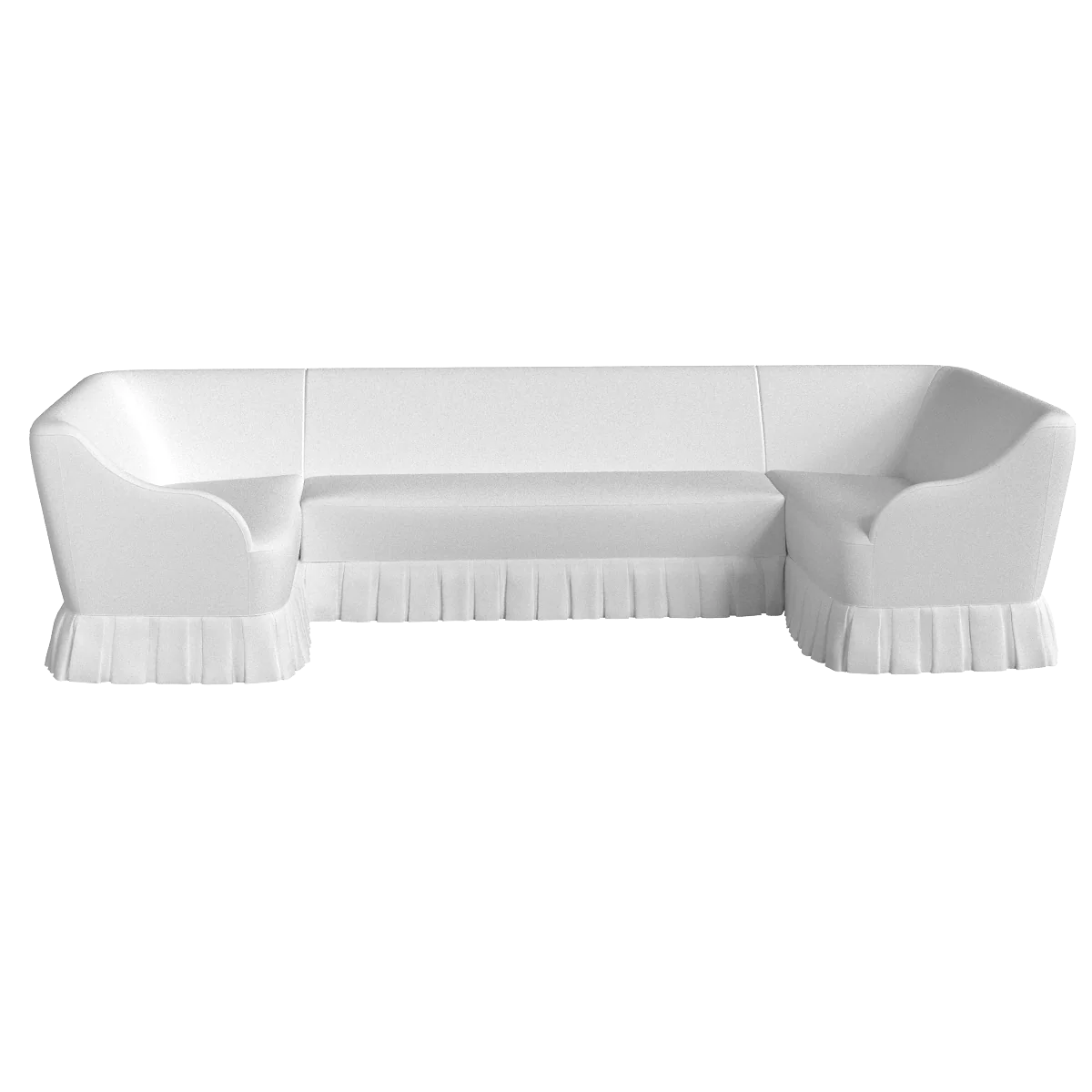 The Box Pleated Eloise U Banquette - Image 3