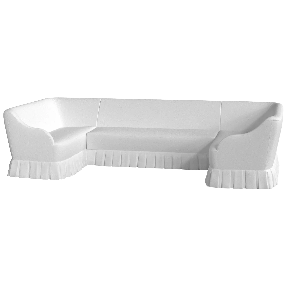 The Box Pleated Eloise U Banquette - Image 4