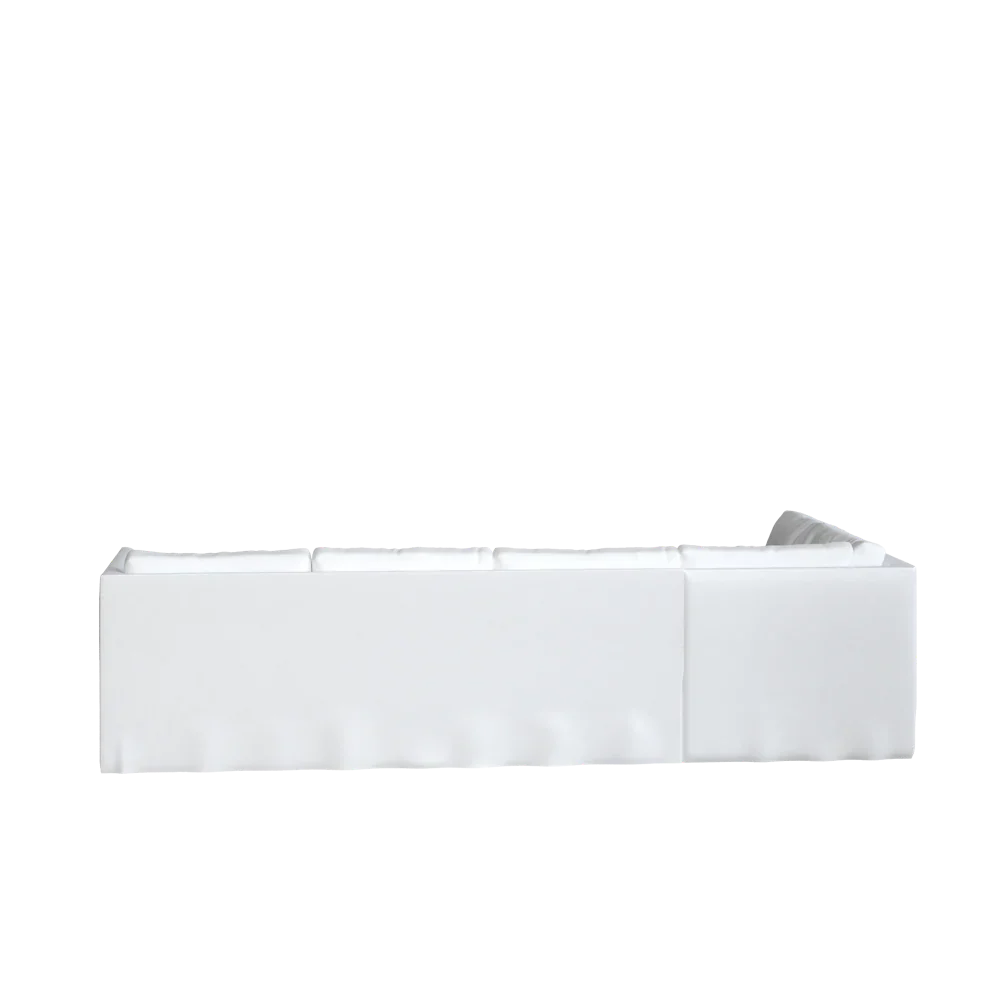 The Bradley Bumper Chaise Sectional - Slipcover Only - Image 10