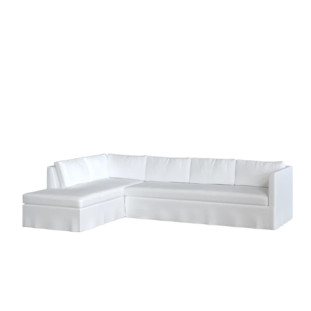 The Bradley Bumper Chaise Sectional - Slipcover Only - Image 24