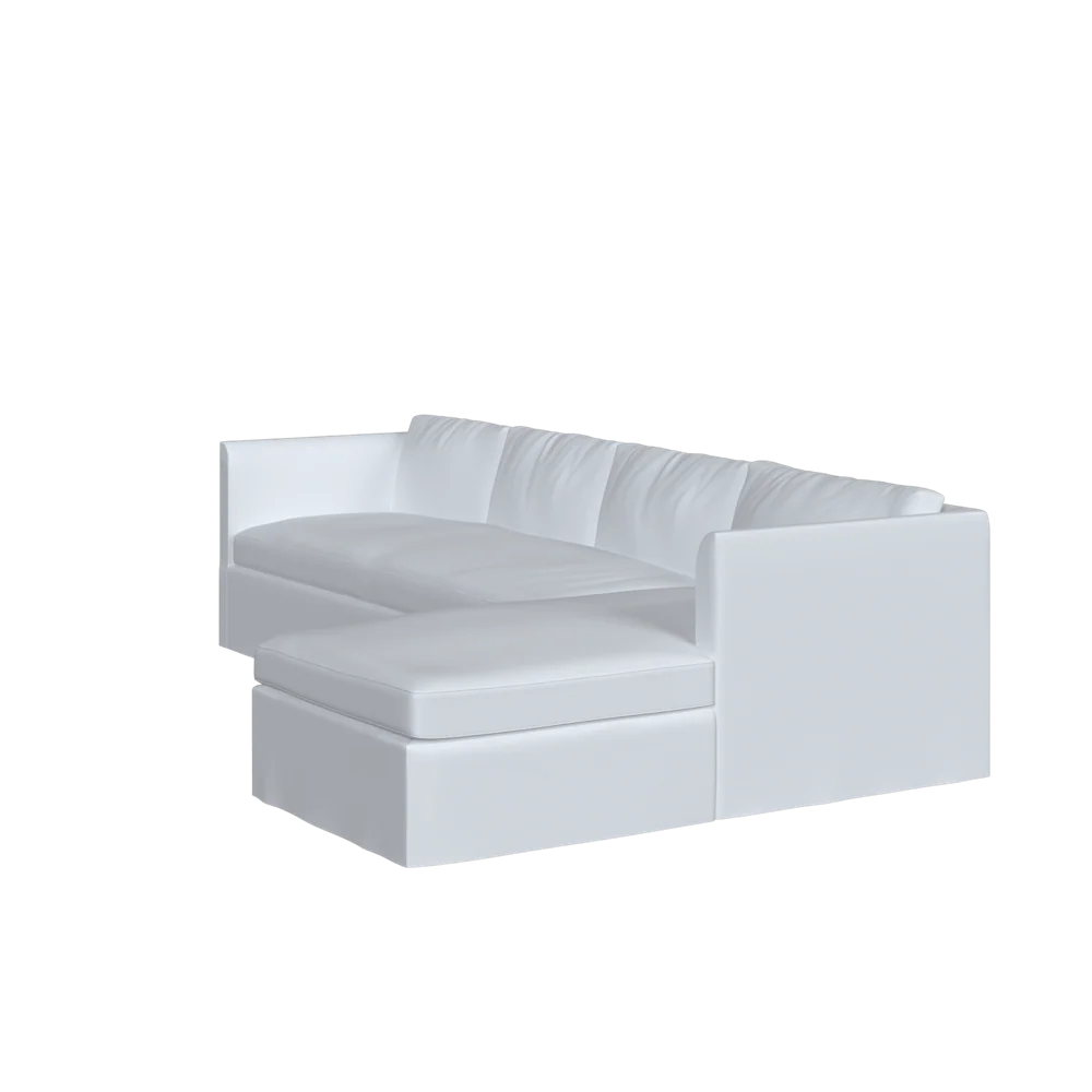The Bradley Chaise Sectional - Slipcover Only - Image 47