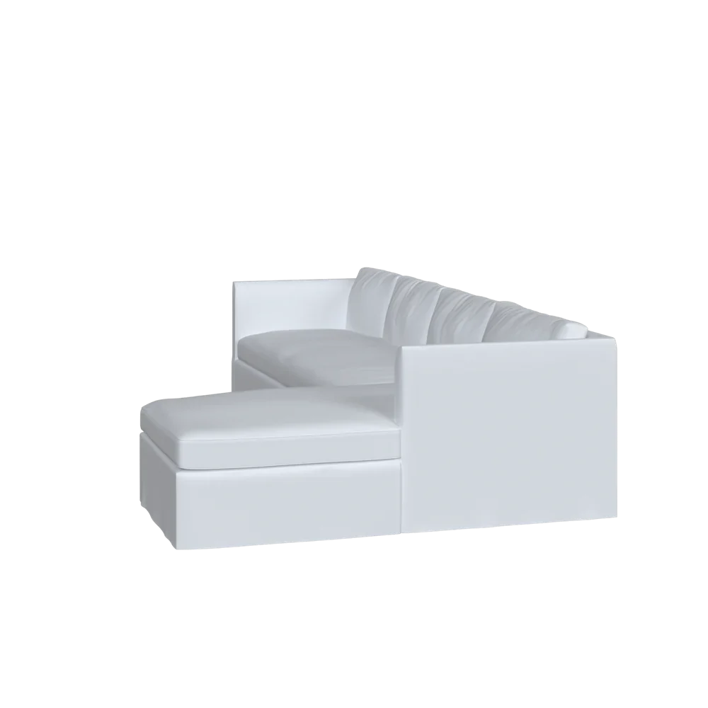 The Bradley Chaise Sectional - Slipcover Only - Image 70