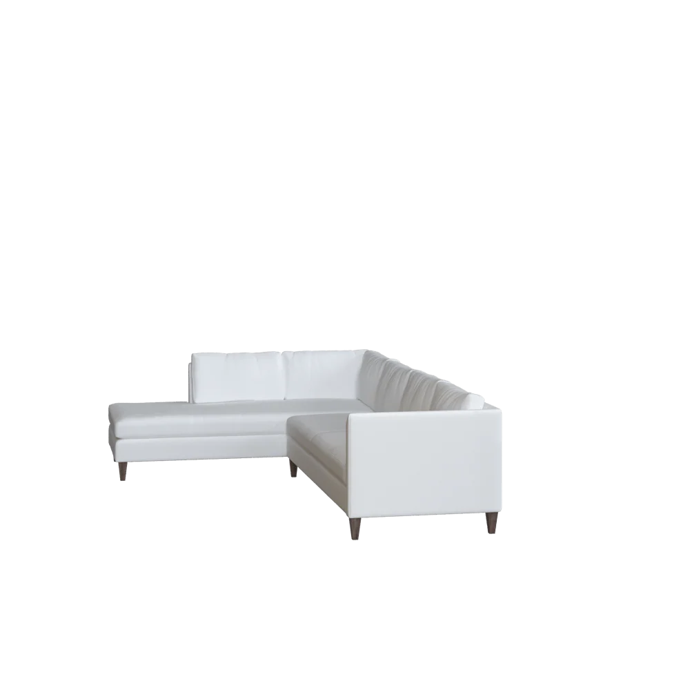 The Upholstered Bradley Bumper Chaise Sectional - Image 22