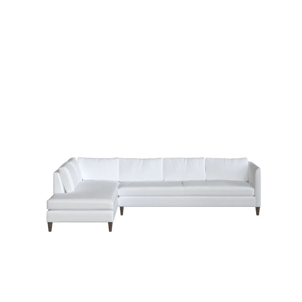 The Upholstered Bradley Bumper Chaise Sectional - Image 4