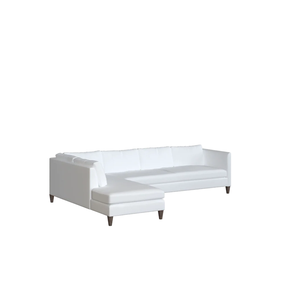 The Upholstered Bradley Bumper Chaise Sectional - Image 6
