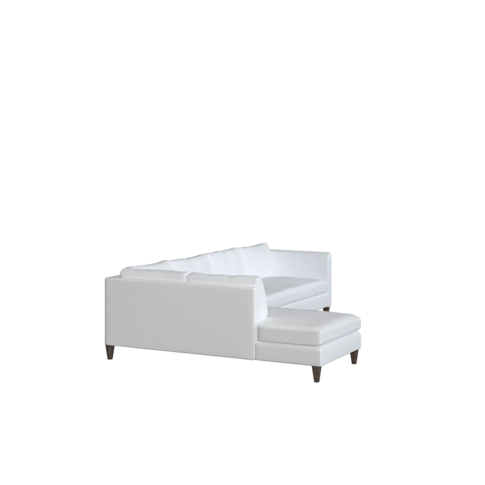 The Upholstered Bradley Bumper Chaise Sectional - Image 8