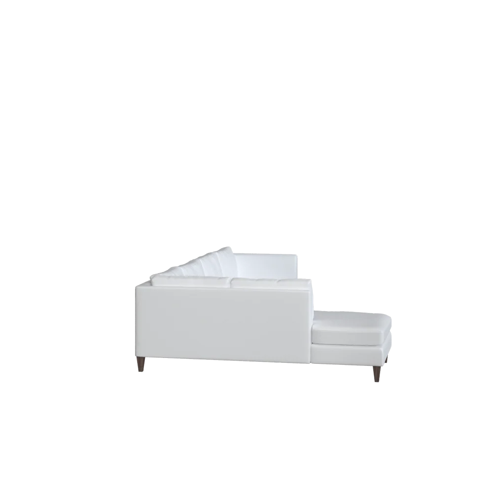 The Upholstered Bradley Bumper Chaise Sectional - Image 9