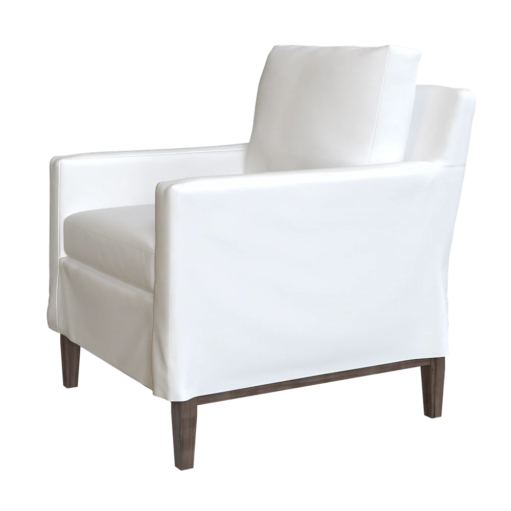 The Slipcovered Logan Chair - Image 3