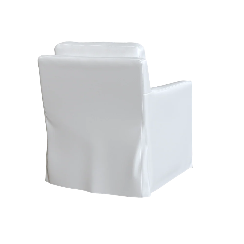 The Slipcovered Nash Swivel or Swivel Glider - Image 12