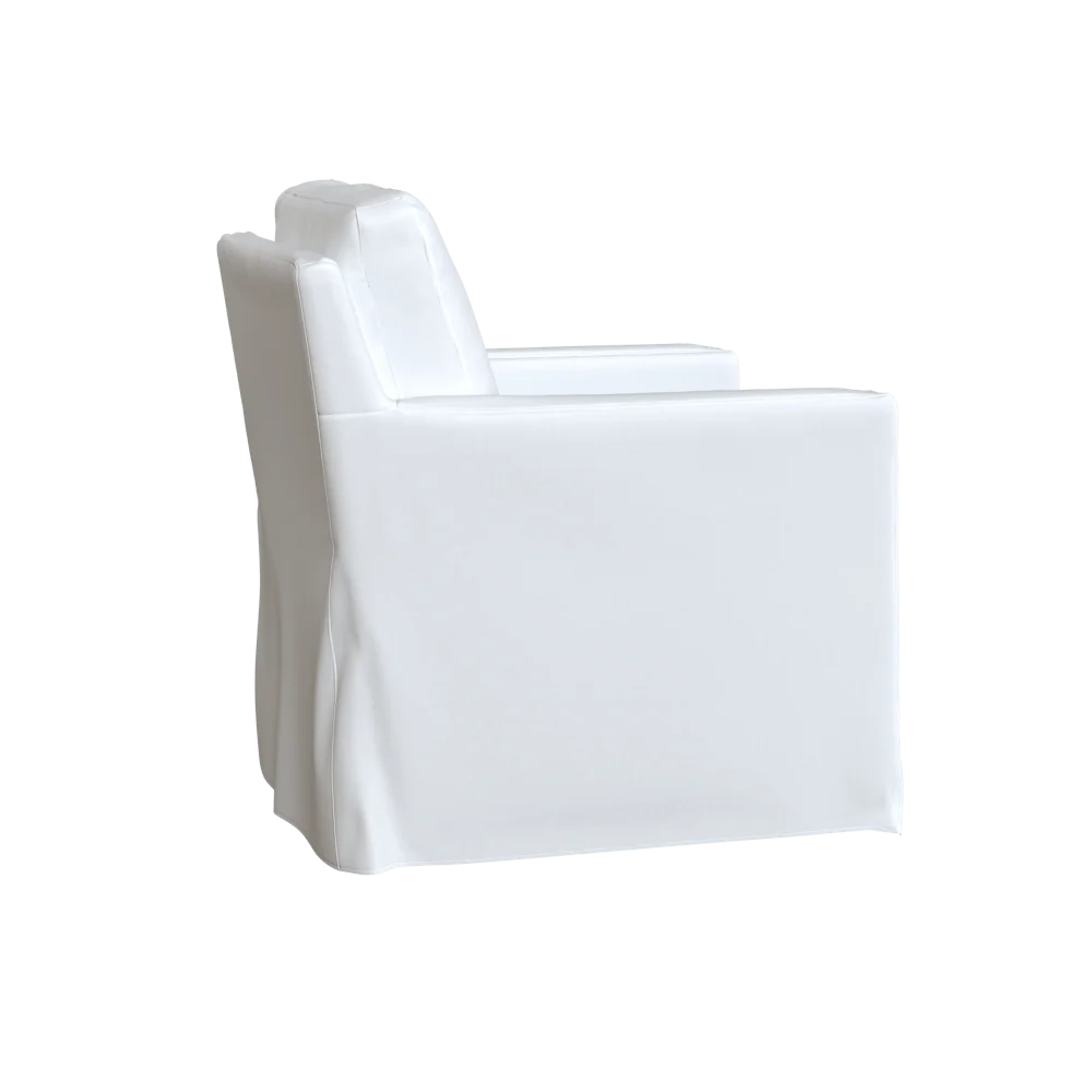 The Slipcovered Nash Swivel or Swivel Glider - Image 15