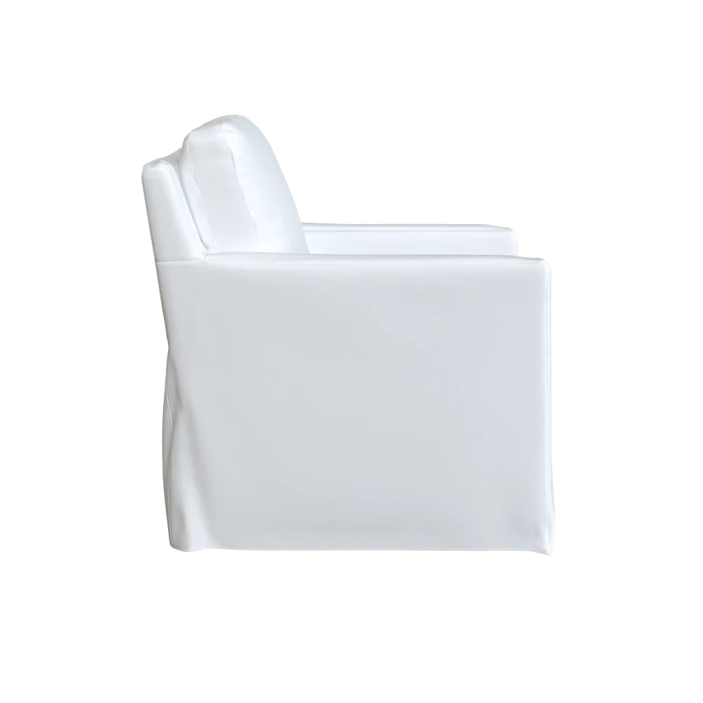 The Slipcovered Nash Swivel or Swivel Glider - Image 16