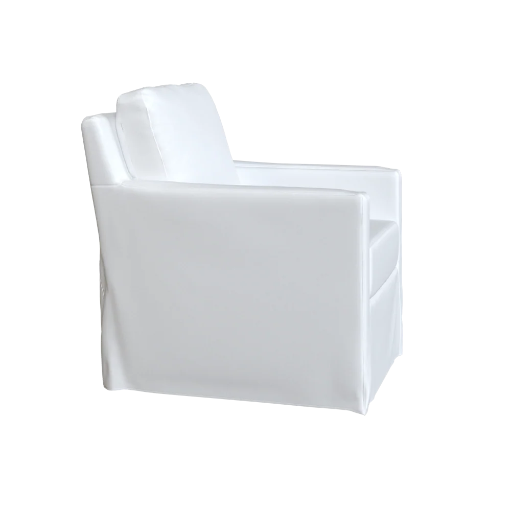The Slipcovered Nash Swivel or Swivel Glider - Image 17
