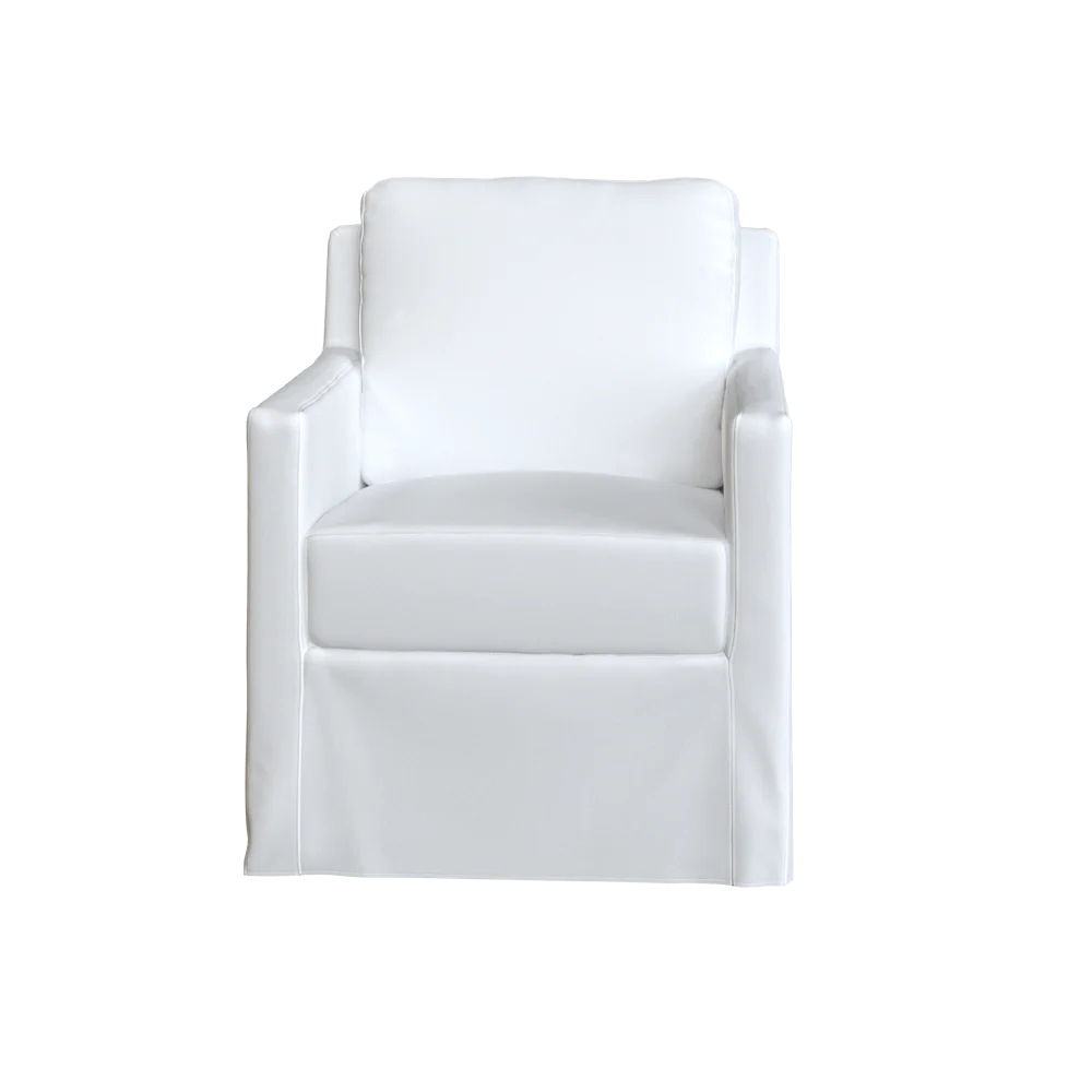 The Slipcovered Nash Swivel or Swivel Glider - Image 22