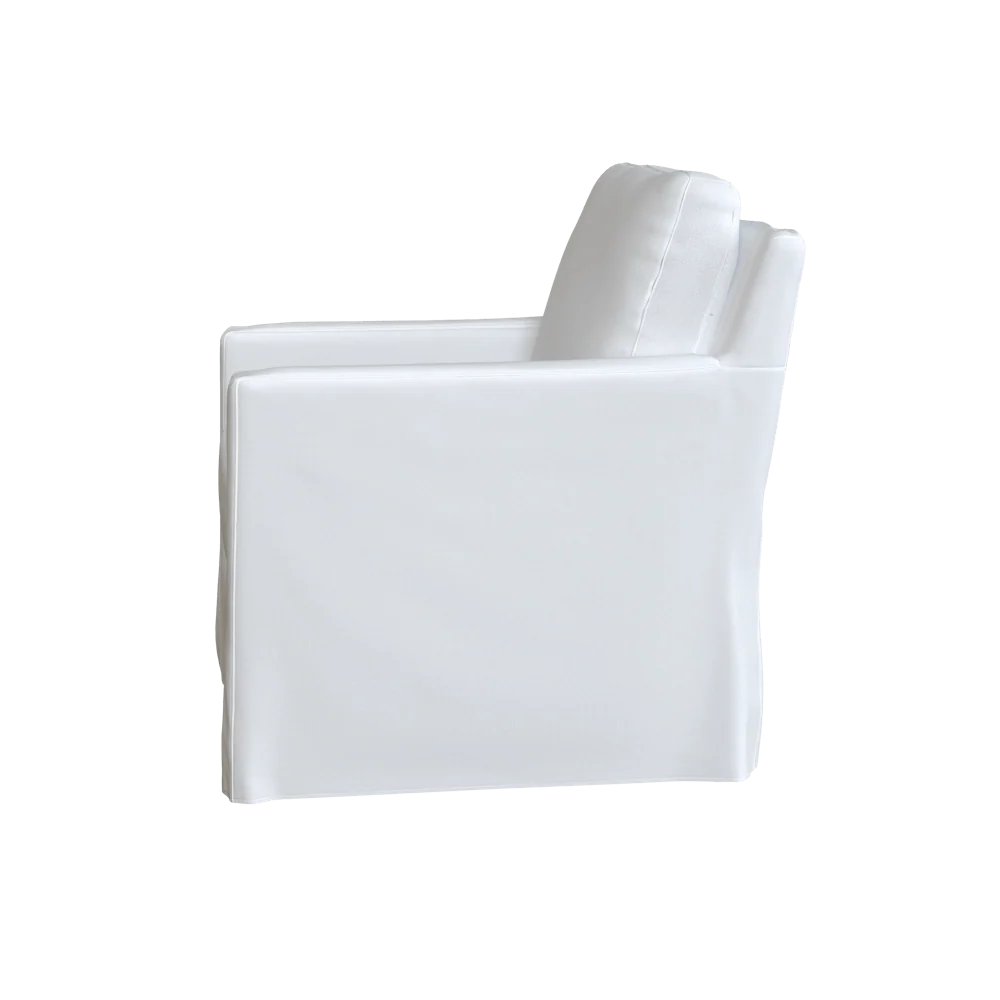 The Slipcovered Nash Swivel or Swivel Glider - Image 4