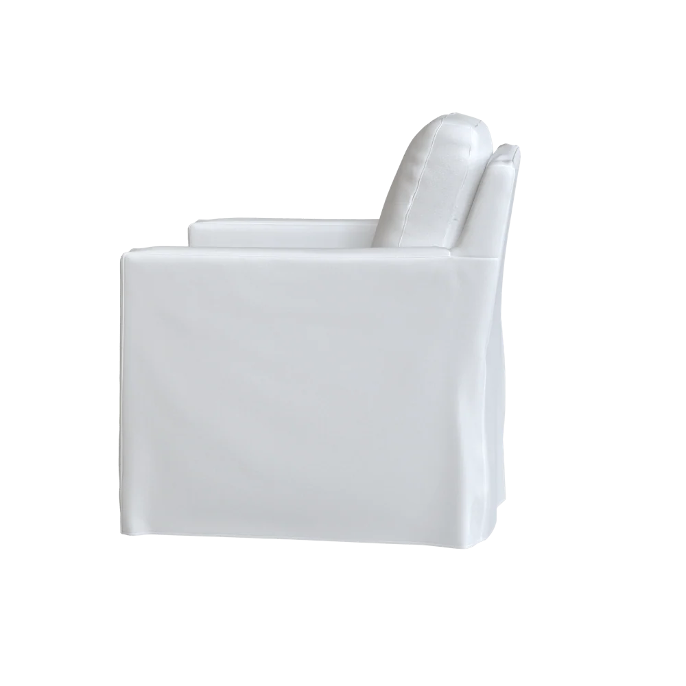 The Slipcovered Nash Swivel or Swivel Glider - Image 5