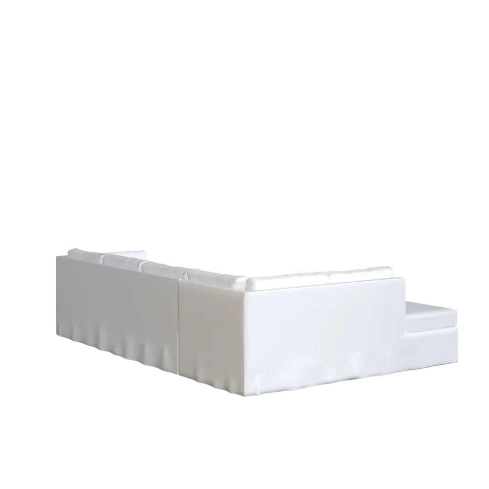The Slipcovered Bradley Bumper Chaise Sectional - Image 14