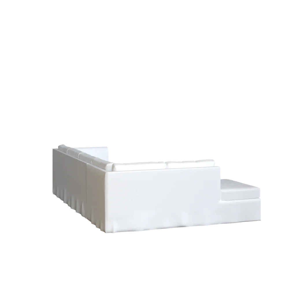 The Slipcovered Bradley Bumper Chaise Sectional - Image 15
