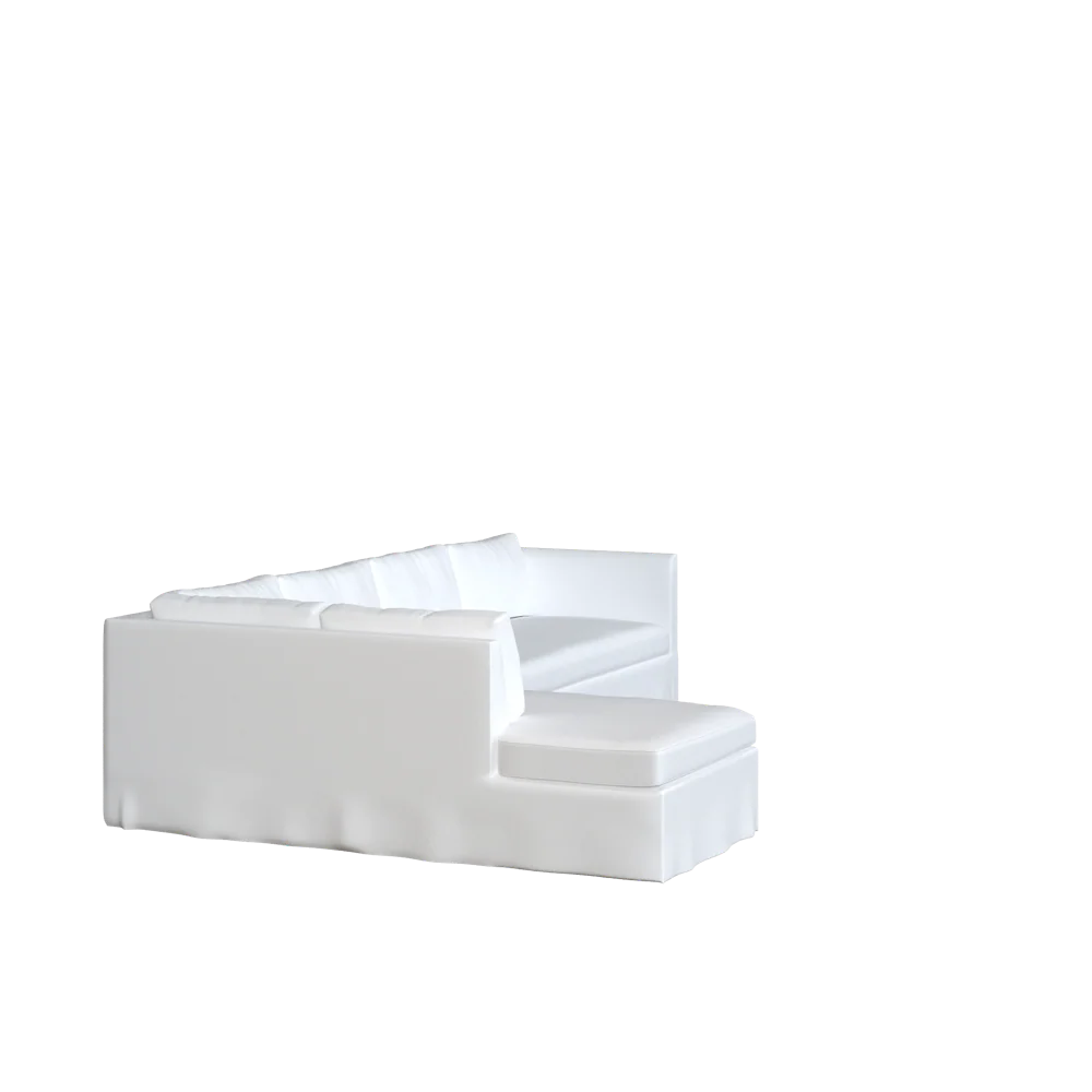 The Slipcovered Bradley Bumper Chaise Sectional - Image 18