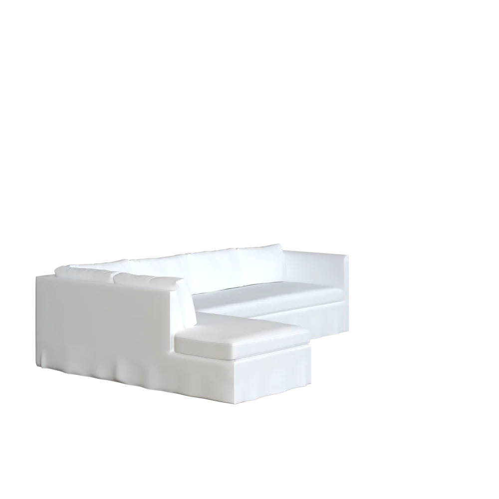 The Slipcovered Bradley Bumper Chaise Sectional - Image 19