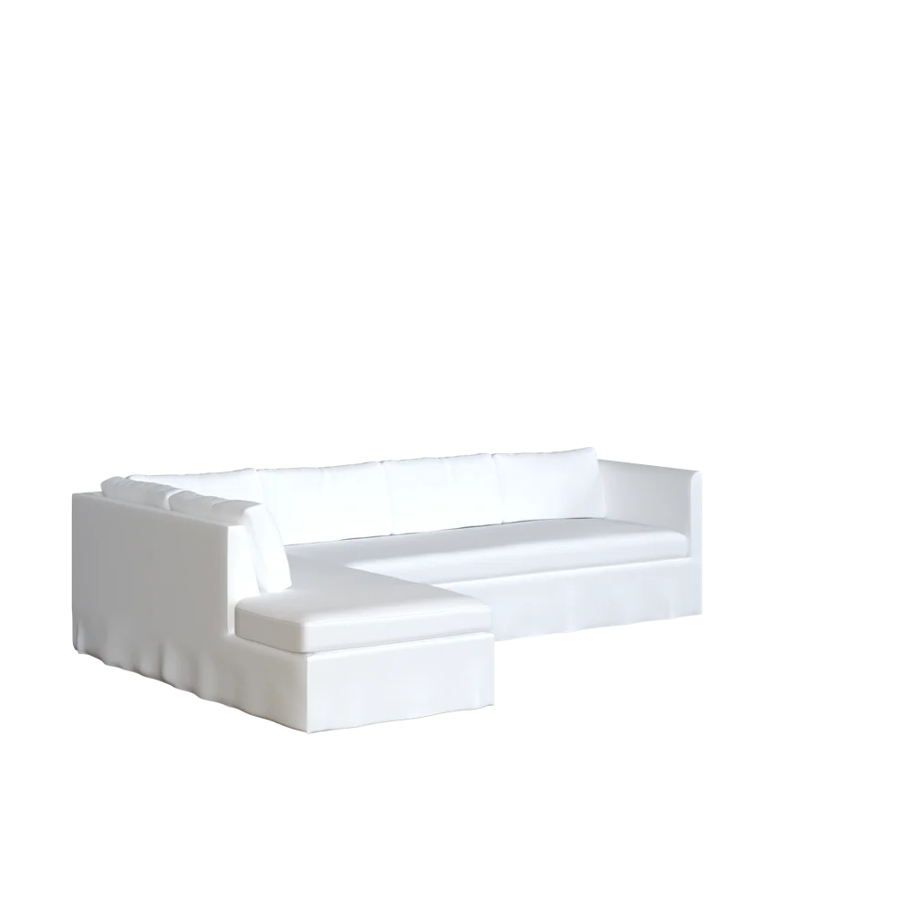 The Slipcovered Bradley Bumper Chaise Sectional - Image 20