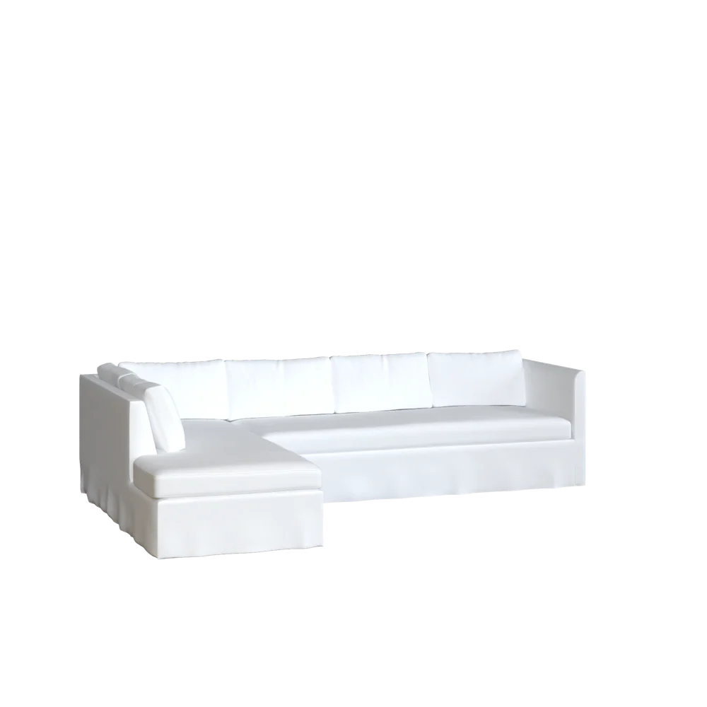 The Slipcovered Bradley Bumper Chaise Sectional - Image 21