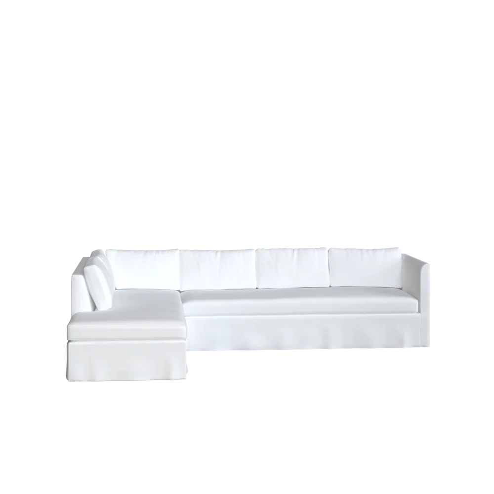 The Slipcovered Bradley Bumper Chaise Sectional - Image 22