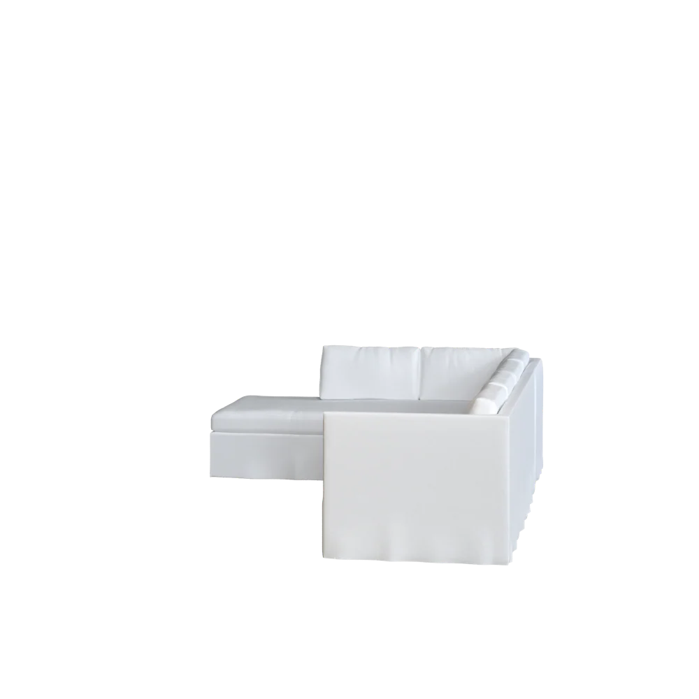 The Slipcovered Bradley Bumper Chaise Sectional - Image 5