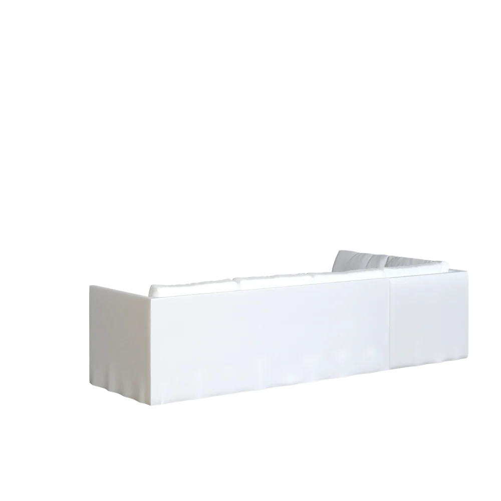 The Slipcovered Bradley Bumper Chaise Sectional - Image 8