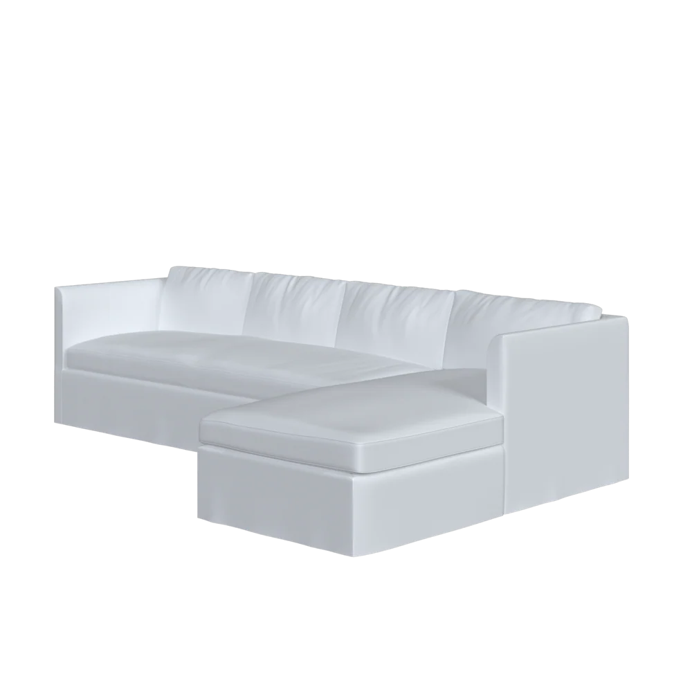 The Slipcovered Bradley Chaise Sectional - Image 24
