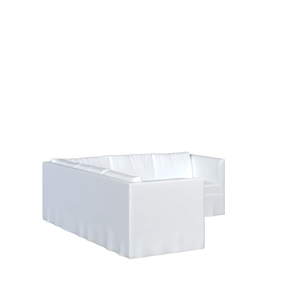The Slipcovered Bradley Return Loveseat Sectional - Image 16