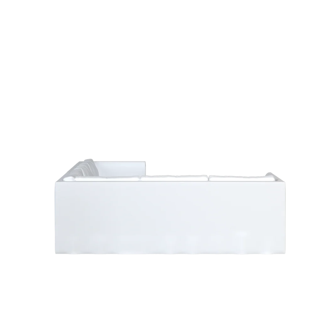 The Slipcovered Bradley Return Loveseat Sectional - Image 20