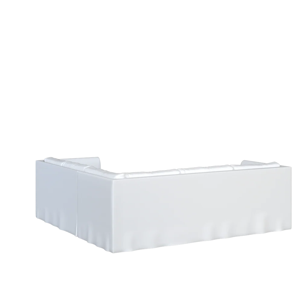 The Slipcovered Bradley Return Loveseat Sectional - Image 22