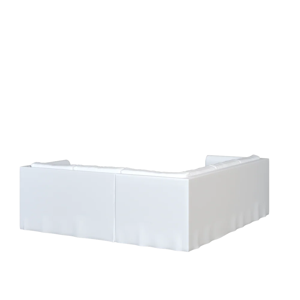 The Slipcovered Bradley Return Loveseat Sectional - Image 24