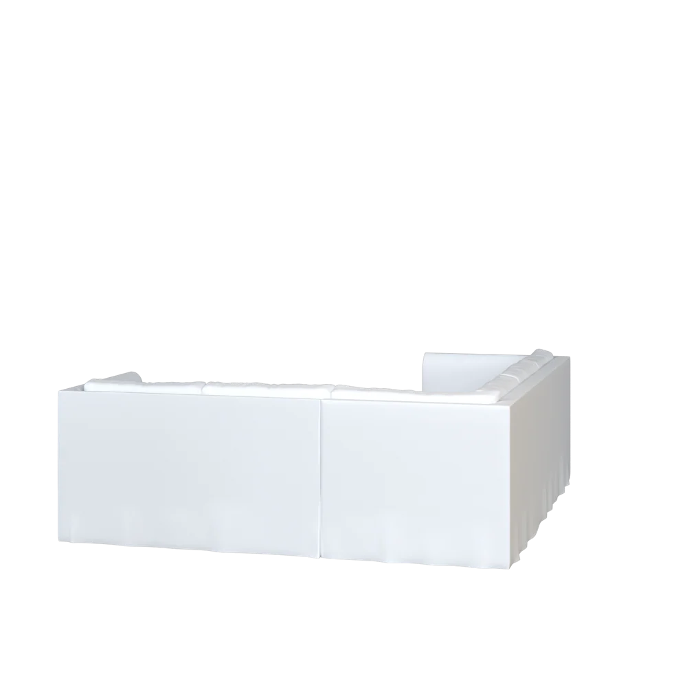 The Slipcovered Bradley Return Loveseat Sectional - Image 25