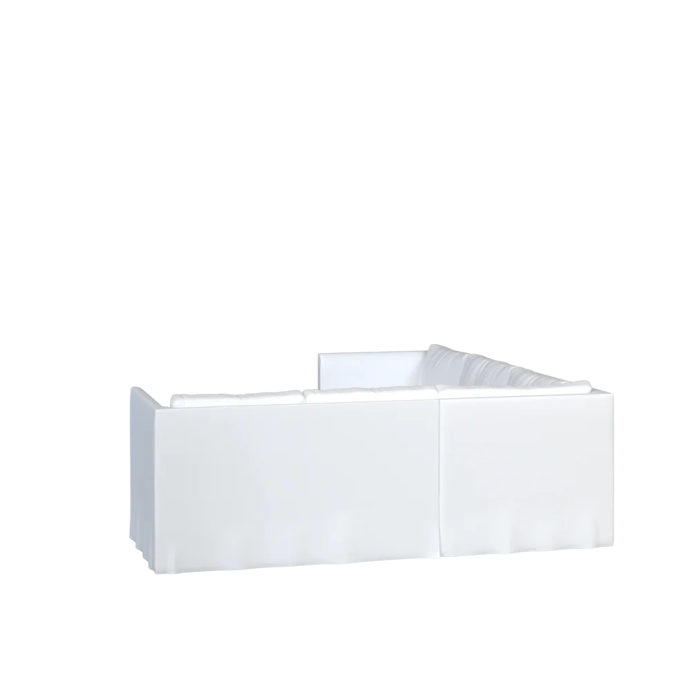 The Slipcovered Bradley Return Loveseat Sectional - Image 27