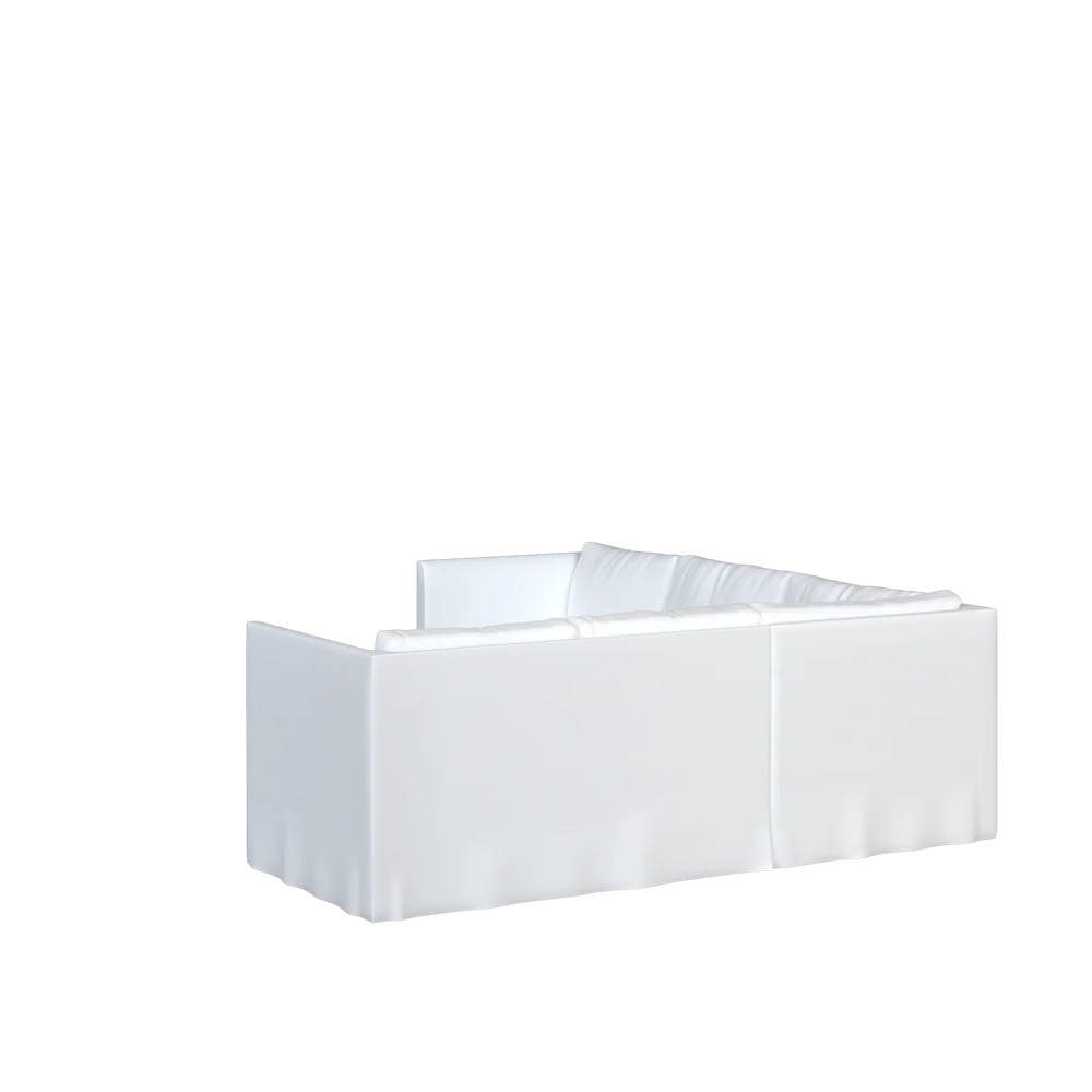 The Slipcovered Bradley Return Loveseat Sectional - Image 28