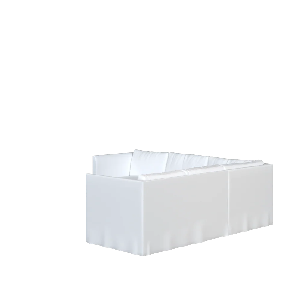The Slipcovered Bradley Return Loveseat Sectional - Image 29