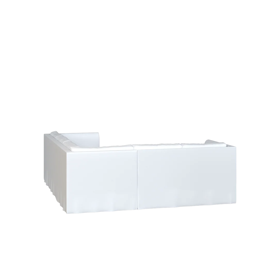 The Slipcovered Bradley Return Loveseat Sectional - Image 5