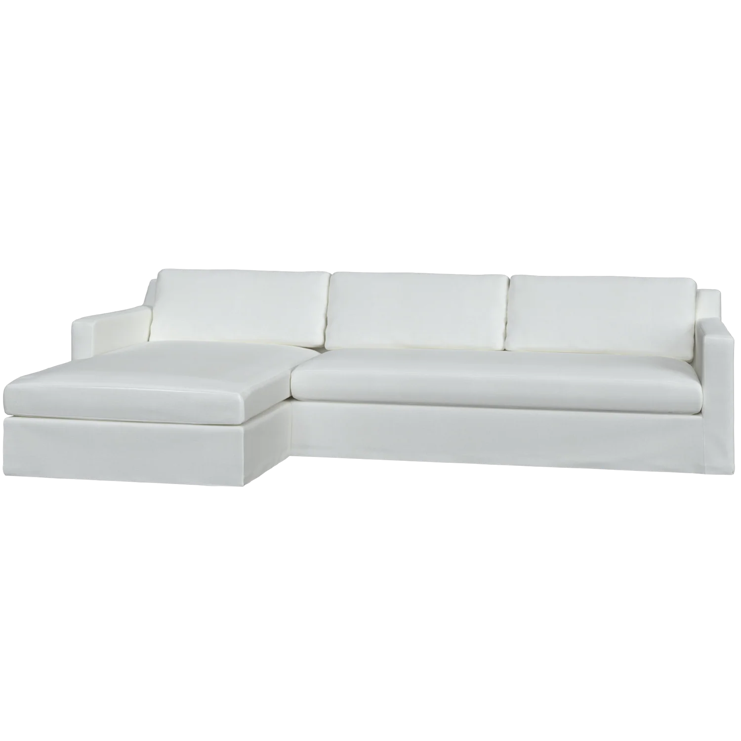 The Slipcovered Cab Chaise Sectional - Image 3