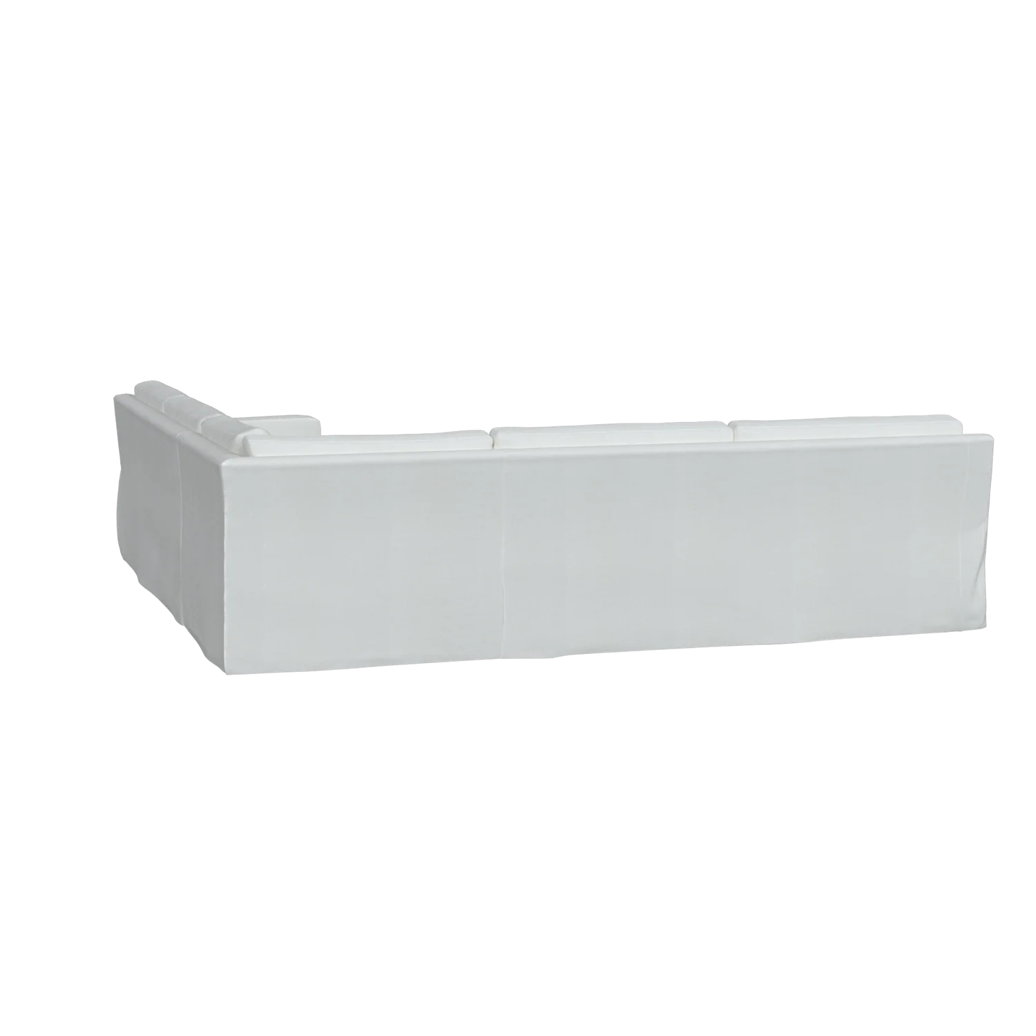 The Slipcovered Cab Corner Sectional - Image 10